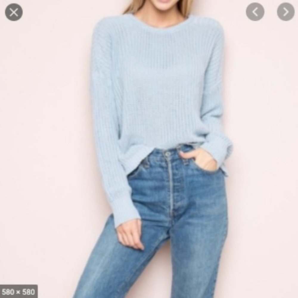 blue brandy melville sweater